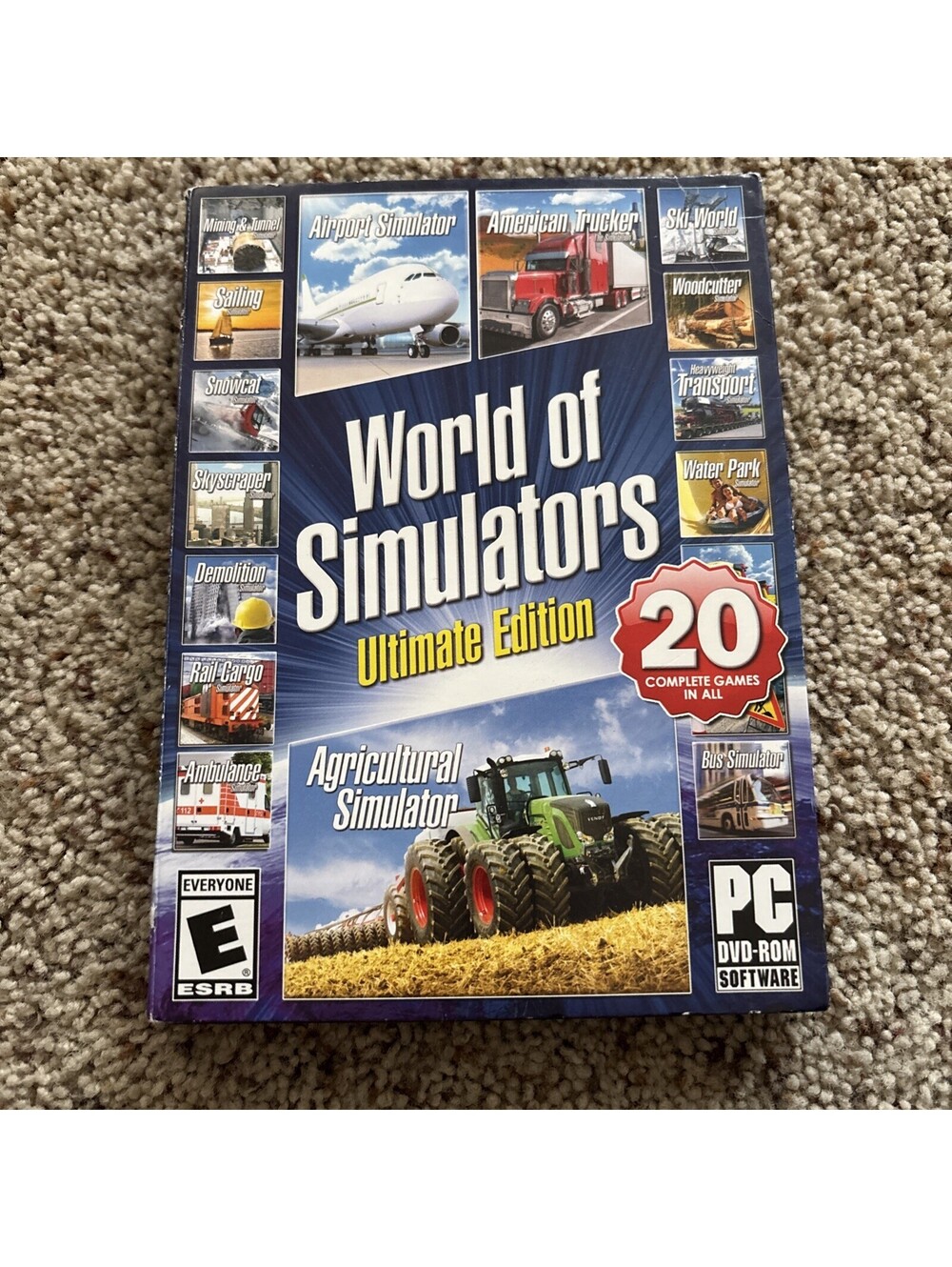 World of Simulators: Ultimate Edition 20 Video Games PC agriculture mining bus